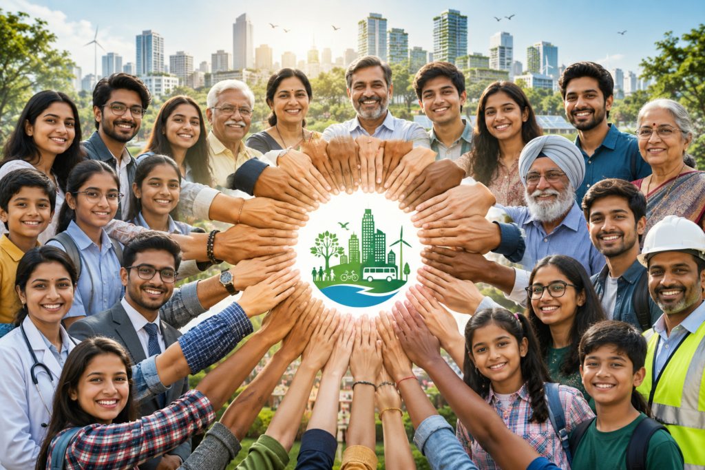 A commumity of city dwellers